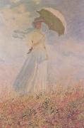 Claude Monet Study of a Figure Outdoors oil
